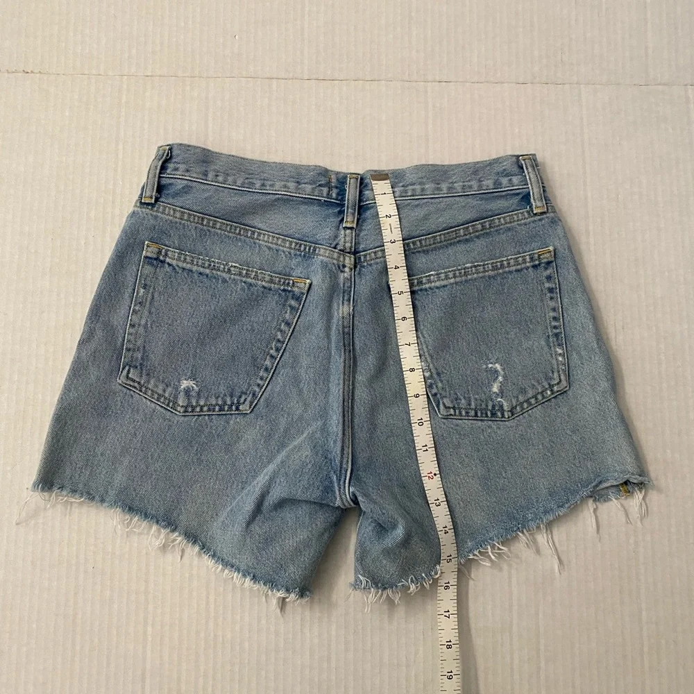 COPY - AGOLDE Parker Long Denim Shorts Size 28 - Picture 4 of 16